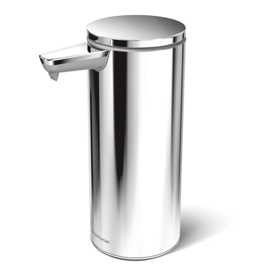 Bath simplehuman Soap Dishes & Dispensers | Simplehuman Polished Sensor Soap Pump Silver