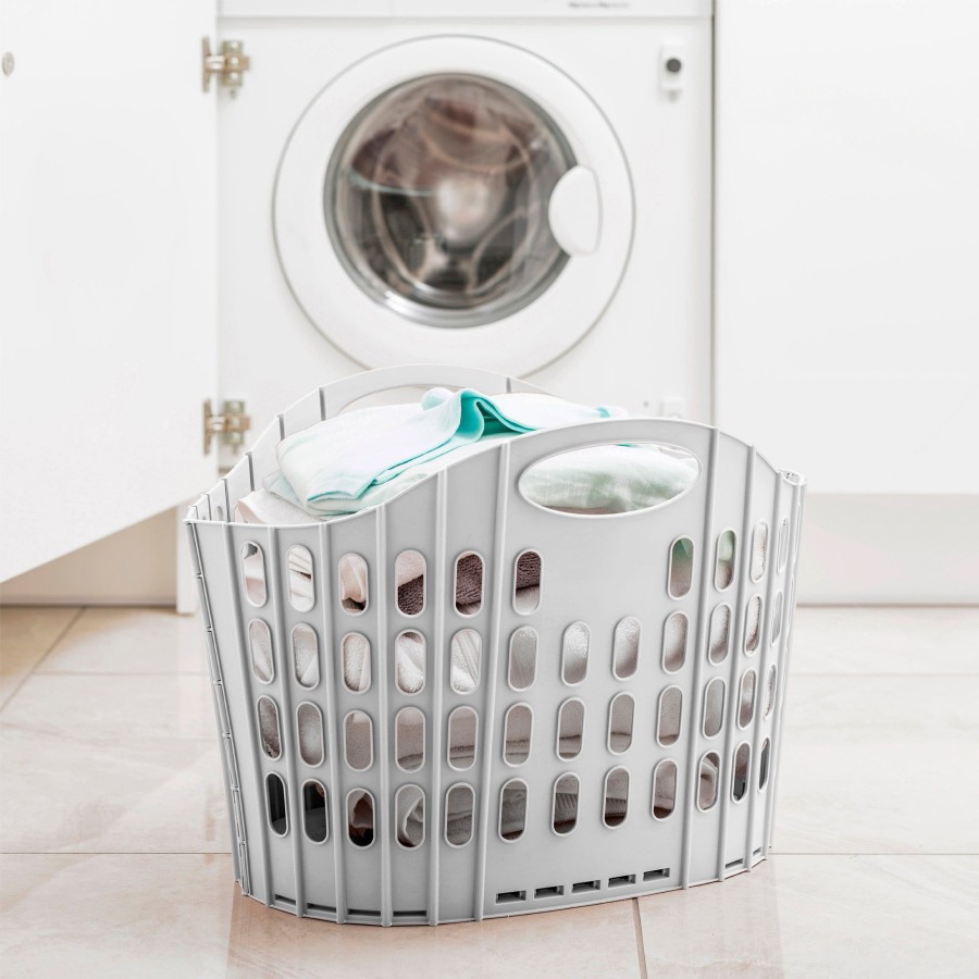 Bath Addis Laundry Baskets & Bins | Addis Fold Flat Laundry Basket ...